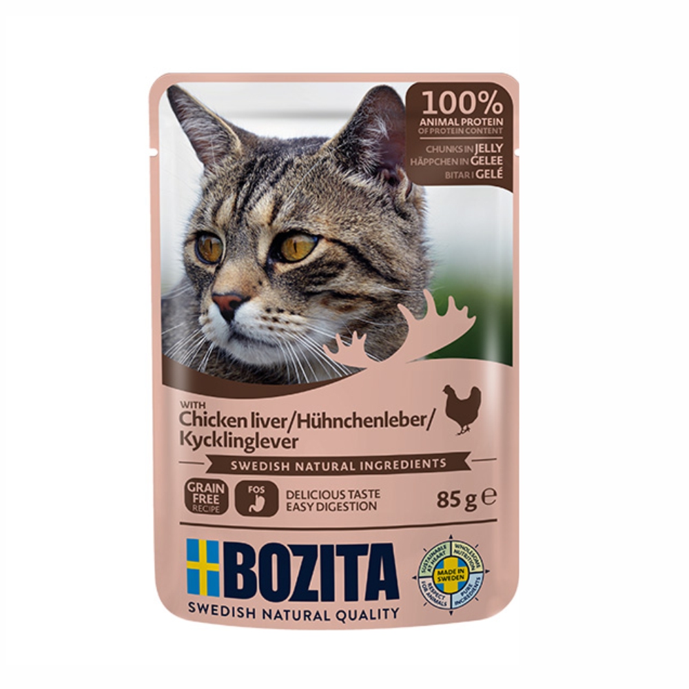 BOZITA karma dla kota w galarecie z wątróbką 85g